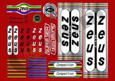 ZUES201 STICKERS DECALS ZEUS