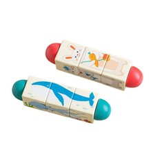 Jouet éducatif en bois Twist Toy pour enfants de 1 à 3 ans