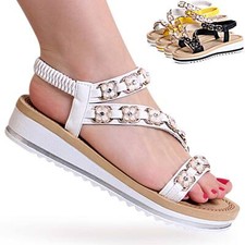 Sandales À Talons Wedge Pour
