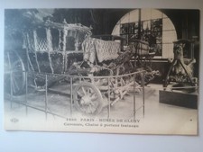 CPA 75 - PARIS - MUSEE DE CLUNY - Carosses, Chaise à porteur traineau