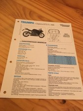 Triumph Daytona 675R 675 R ABS 2013 Fiche technique moto RMT ETAI