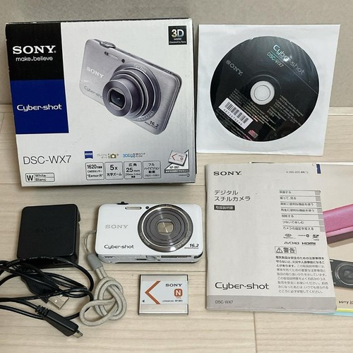 Sony cyber shot dsc - sony, blanc