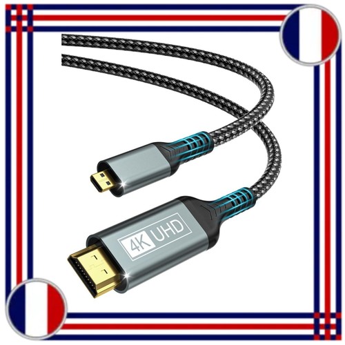 Câble micro hdmi - vers, 2m