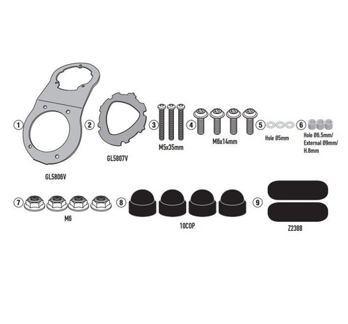 Kit bride givi bf88 - givi, pour