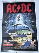AC/DC Affiche BALLBREAKER Concert Barcelone 1996