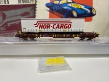 Fleischmann N 1/160 Réf. 825052 K Wagon de poche avec remorque « Nor-Cargo »