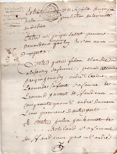 1782 acte notarié - 1782,