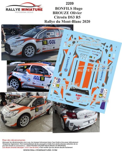 Decals ref 2209 - decals, 1/43