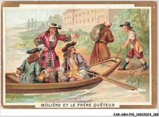 CAR-ABHP10-1898-CHROMOS - PHARMACIE POPULAIRE - MOLIERE ET LE FRERE QUETEUR