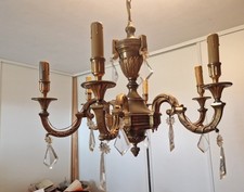 Lucien Gau Lustre en bronze