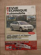 Revue Technique OPEL VECTRA C SIGNUM 2.0 2.2 DTi 16v Diesel depuis 2002 Rta Vect