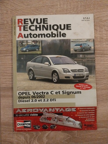 Revue technique opel vectra - vectra, c