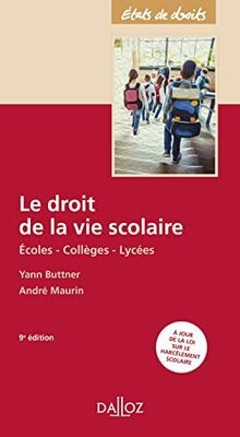 Droit vie scolaire - de,