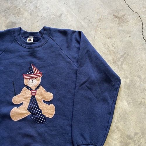 Vintage teddy bear sweatshirt - vintage,