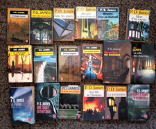 lot 18 romans P D JAMES dont l' intégrale des 14 enquêtes d' Adam Dalgliesh