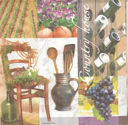 Lot serviettes en papier - de,