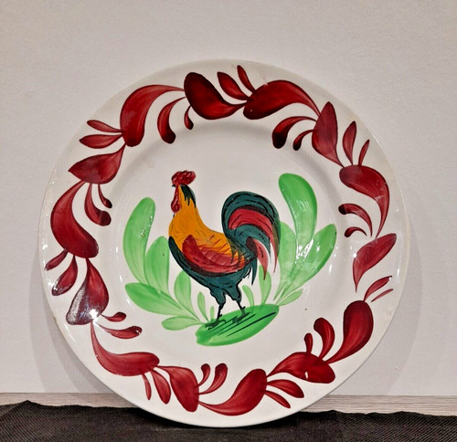 Belle assiette décor coq - assiette,