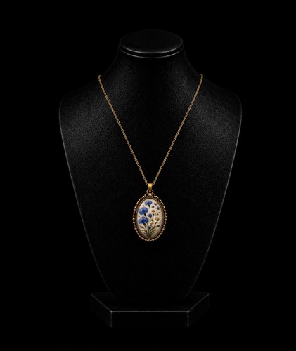 Collier plaqué femme - or, –