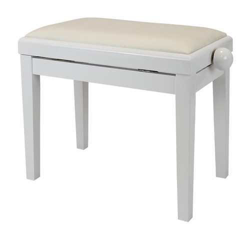 Banc piano blanc mat - piano,