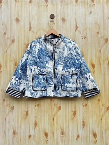 Neuf bleu floral coton - floral,