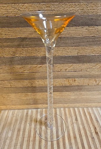 Tall martini glass - shaped, vase
