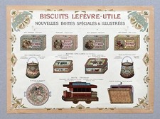 Lefèvre-Utile / LU  « Nouvelles Boîtes Spéciales & Illustrées » /  A. Mucha 1898