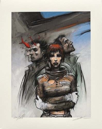 Enki bilal estampe - enki,