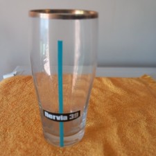 Ancien verre â facettes bière NERVIA 39