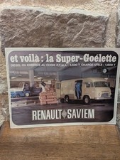 prospectus brochure Renault vintage Saviem Super-Goélette camionnette