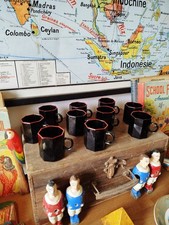 10 tasses café vintage