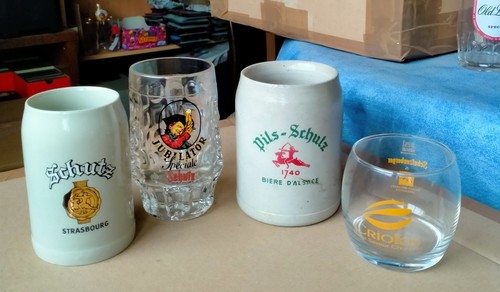 Verre chopes biére - verre,