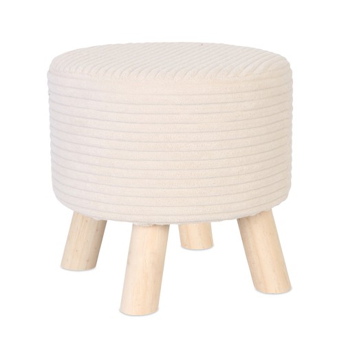 Tabouret velours côtelé - tabouret,