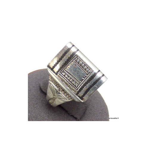 Bague touareg argent forme - argent,