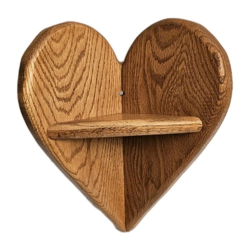 Vintage wooden corner heart - vintage,