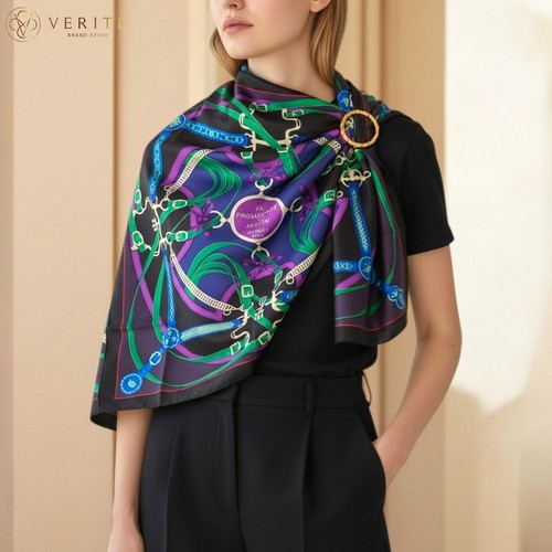 Rare vintage hermes silk scarf - hermes,