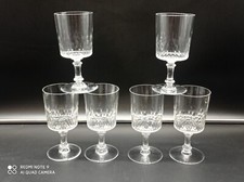 6 verres à eau en Cristal de