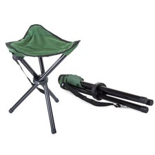 Tabouret Pliant pour Camping Plage Pêche Jardin Plein Air Chaise en Tissu