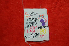 Etiquette tissée  - peace & love - lady be good  - couture - ÉCUSSON VETEMENT -