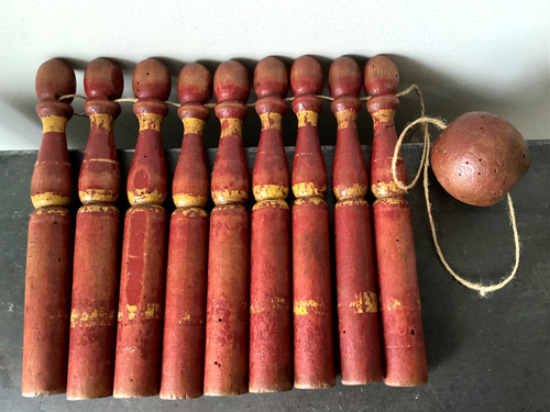 Ancien jeu quilles - ancien, 9