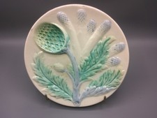 ASSIETTE BARBOTINE ARTICHAUX ASPERGES