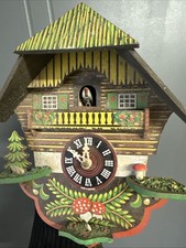 🕰️  ANCIEN COUCOU PENDULE HORLOGE MURALE MADE IN GERMANY