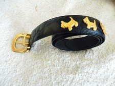 ceinture - croute de cuir -