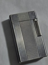 Magnifique Vintage Briquet St Dupont argent À Rechargé !