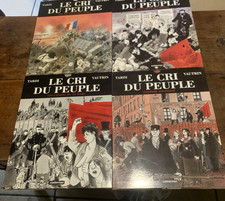 4 COFFRETS BD Le cri du peuple tomes 1 2 3 4 - Tardi et Vautrin - EO TBE