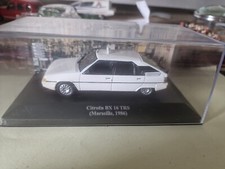 Citroen BX 16 TRS Taxi Marseille 1986 white - IXO 1:43- etat neuf