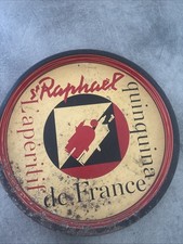 PLATEAU PUBLICITAIRE ST RAPHAËL TÔLE BISTROT VINTAGE - ANNÉES 1950