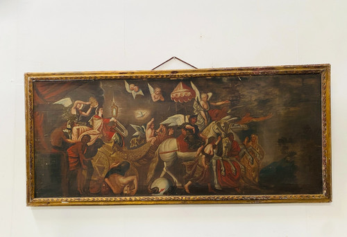 œuvre sur toile dans
