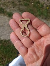 boucle de jugulaire de casque à pointe, ww1 Argonne Tranchée 