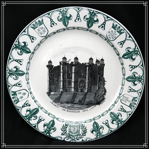 Assiette faience georges - assiette, en