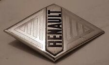 ECUSSON Alu CHROMÉ Sigle Insigne Monogramme de Calandre Renault 4 4L R3 R4 GH